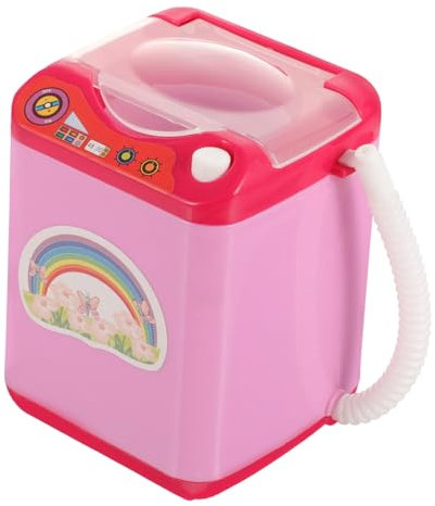 YARNOW Mini-Waschmaschinen reinigen Waschmaschine Kleinkind Waschmaschine Bürste Puff Waschmaschine Kleines Waschmaschinenspielzeug Waschmaschine Plastik