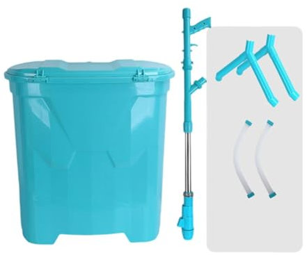 Gralara Épandeur d'engrais à Dos, capacité de 25 L pour Jardin et Culture, Style D