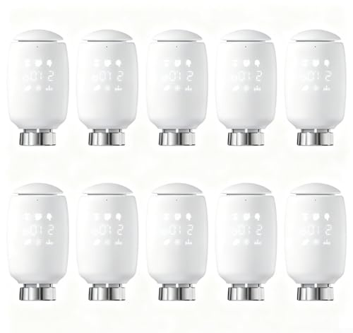 CARMOTTER Smartes Heizkörperthermostat: Thermostatventil für Heizkörper, mit programmierbarer Heizungssteuerung, App-gesteuerter Komfort überall