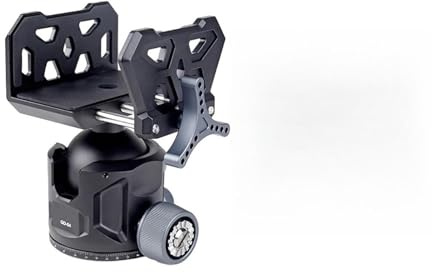 Gimbal Head, Soporte de aluminio for rifle con abrazadera for trípode y rótula(GD-54)