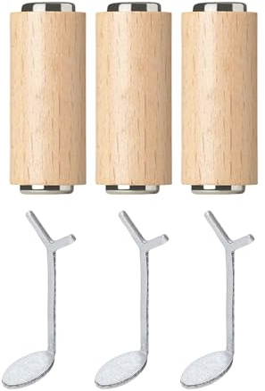 Lot de 3 aimants en forme de cœur avec guide en forme de Y pour une décoration parfaite des ongles