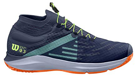 Wilson Män KAOS 3.0 SFT Paris tennisskor, Blå orange grön, 42 EU