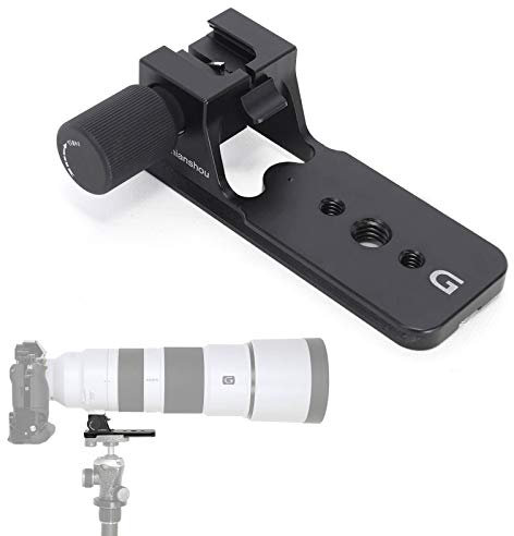 iShoot Base Anneau de Montage pour Trépied Bague Collier d'Objectif Pied Remplacement Compatible avec Sony FE 200-600mm f/5.6-6.3 G OSS SEL200600G, Support Lentille Plaque dégagement Rapide Arca Fit