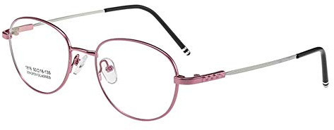 HQMGLASSES Frauen-Smart photochromen Außen Lesebrille, Retro ovalen Rahmen High-Definition-Objektiv Anti-Glare / UV400 Sonnenbrille Dioptrien +0,75-+3,0,Rosa,+0.75