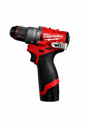 Milwaukee FUEL M12FPD2-202X Akku-Kompakt-Schlagbohrschrauber , 2x 2,0 Ah + Lader + Koffer