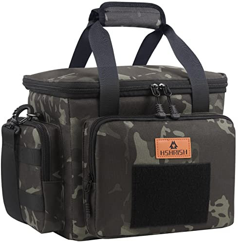 Lunch Bag for Men, Tactical Cooler Bag, Reusable Waterproof Leakproof Insulated Lunch Box for Adults Men Work Picnic Outdoor Day trips Camping, 12L Camo HSHRISH
