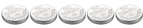 RENATA Pack of 5 Silver Oxide Button Batteries 362 / SR721 SW 0% Mercury