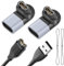 ELUTENG Cavo di ricarica per orologio Garmin con adattatore USB C da 90 gradi,Confezione da 3, cavo di ricarica da 3,3 piedi Adattatore di ricarica compatibile con Garmin Fenix 7/7S/7X/6/6S/6X/5/5S/5