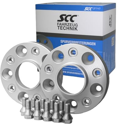 SCC Spurverbreiterungen Spurplatten 2x20mm 5x130-13049BES kompatibel mit Mercedes-Benz G