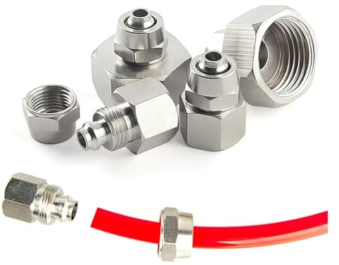 MEXEWORD 1 raccord Rapide PCF cuivre 1/8 1/4 3/8 1/2 BSP Femelle raccords pneumatiques connecteur Rapide à enfoncer raccord d'air OD 4 6 8 10MM(OD 6MM 1/8)