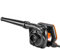 Soplador eléctrico de hojas, aspiradora/barredora de mano 2 en 1, 16000 r/min, soplador multifuncional de 2300 W, para soplar hojas/nieve, polvo