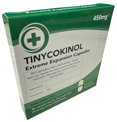 Diabolical DP1387 Tinycokinol - Witzgeschenke für Männer, lustige Wichtelgeschenke für Männer unter 4,5 kg, Erwachsene Strumpffüller, Streiche für Erwachsene, lustige Witz Pillendose