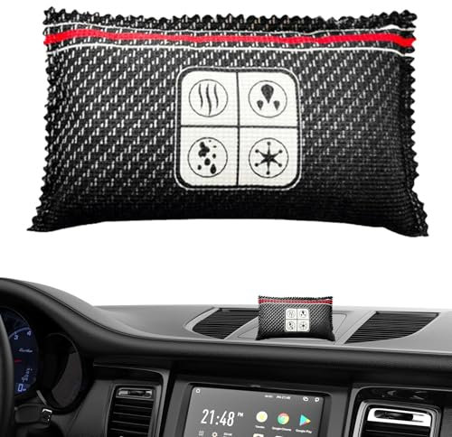 Bolsa de deshumidificador de automóvil,Paquetes de deshumidificador | Paquetes desecantes activados por automóvil | Deshumidificador interior para automóvil reutilizable, bolsa de deshumidificador