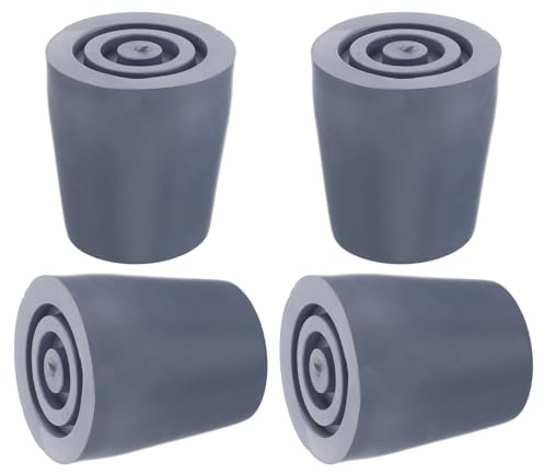 Healeved 4 st halkfria gummispetsar för duschstol och käpp fotskydd ersättningstips för badstol duschstol krycka och gåstolar gummispetsar med mm innerdiameter
