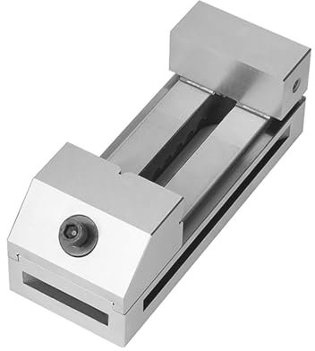 High Precision Milling Vise 0.005mm, Alloy Steel Clamp, Industrial Bench Vice for Milling, Drilling Machines, and Precision Parts Finishing