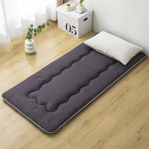 Japanische Roll-Matratze, Futon-Matratze, faltbare Bodenmatratze für Camping, Einzelgröße, 90 x 200 cm, tragbare und leichte Isomatte, ideal für Zuhause und Reisen