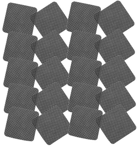 HONITANO 600 Stück Nagellackentferner Pads Baumwolltücher Nagelreinigungstücher für Maniküre Wimpernverlängerung Fusselfrei Schwarz
