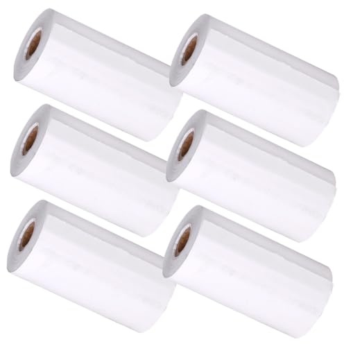Hemobllo 6rouleaux Papier Thermique Pour Appareil Photo Instantané Recharge Pour Impression Compatible Avec Divers Modèles
