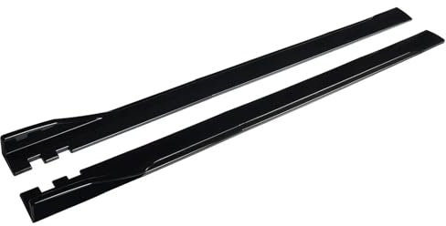 Aufsatz Seitenschweller Für KIA Für SPORTAGE Für Rio Für Optima K5 Für Sorento Für FORTE 2 M Auto-Seitenschweller-Erweiterungen Seitenschweller Winglet Splitter Lip Auto Seitenrock(Black)