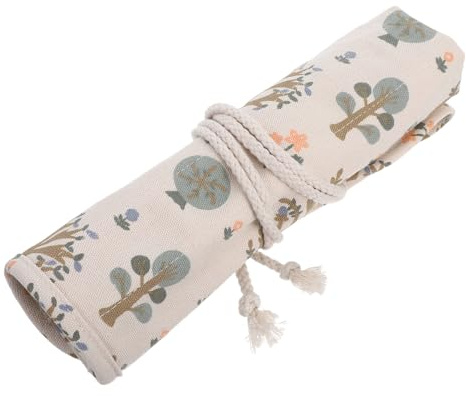 ABOOFAN Porta Pennelli da Pittura in Tela con Orlo Rinforzato Astuccio Arrotolabile con Slot Custodia Grande Capacità per Artisti Organizer per Pennelli Olio e Acquerello Borsa da Viaggio