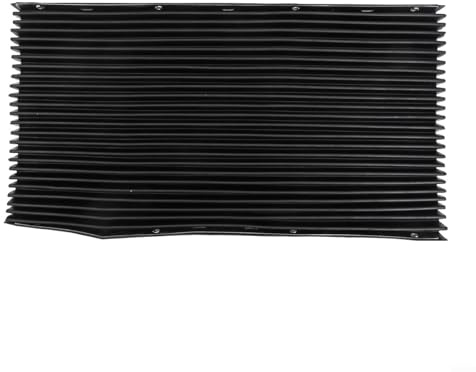 Telescopic Accordion Bellows Cover for CNC Milling Machine - Flexible Rubber Way Guard Dust Shield for Lathe & Grinder Rail Protection 400x600mm(400x600mm)