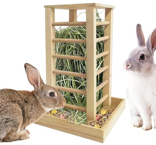 Mangiatoia Per Fieno Per Conigli, Rack Di Alimentazione Per Cibo Animale Grande Capacità, Alimentatori Per Conigli Per Gabbie, Per Piccoli Animali Domestici Furetti Scoiattoli Cincillà Criceti Ricci
