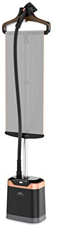 CALOR PRO STYLE CARE Défroisseur Vapeur Vertical 1800W Steamer 5 Niveaux Vapeur Chauffe en 45 sec Autonomie jusqu’à 40 min Repassage Défroissage Assainissant anti-bactérien Noir et Cuivre IT8460C0