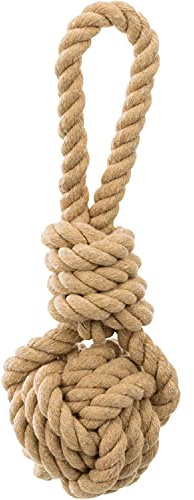 TRIXIE Be Nordic Spieltau mit eingeflochtenem Ball - 7 x 20 cm