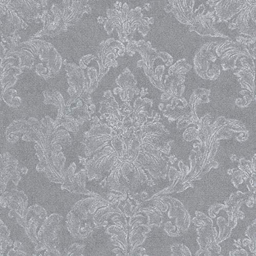 Papier peint intissé baroque Tapisserie 305184 30518-4 A.S. Création Elegance 3 | Gris | Rouleau (10,05 x 0,53 m) = 5,33 m²