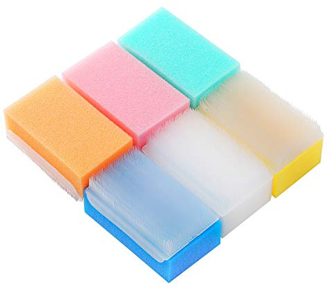 Sensorisk borste – återanvändbar baby badskrubbare 12-pack.