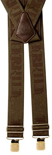 Härkila Carl-Eric - Tirantes con clips para pantalones de trabajo - Tirantes de caza con longitud ajustable verde - Tirantes anchos para cazadores y pantalones de trabajo, verde, Talla única