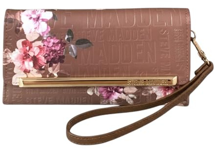 Steve Madden Damen Trifold Geldbörse, Zahnrad/mehrfarbig, Einheitsgröße