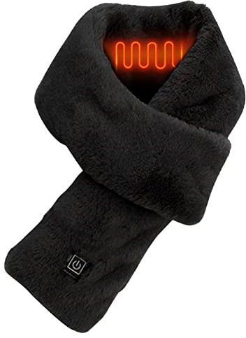smashing Bufanda calefactada por USB para mujer y hombre, bufanda eléctrica | Calentador de cuello recargable con 3 niveles de calor | Cojín térmico cervical para interior y exterior protección