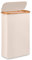 Merkisa Slim Laundry Basket,Tall laundry Hamper with Lid,60L Hamper for Laundry,Dirty Cloth Hamper with Bamboo Handle for Toys,Towels, Clothes Organizing,Beige