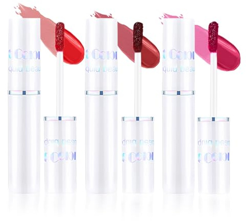 Prreal 3Pcs Peel Off Lip Stain, Long-lasting Tattoo Lip Liner Stain, Waterproof, Non-sticky and Transfer-proof Lip Liner Stain Peel Off, Super Pigmented Tattoo Lip Tint Stain (01+05+06)