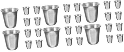ABOOFAN 30 Pcs Calice Communion Tasse Communions Tasses Religieuse Bière Religieuse En Métal En Métal Communions Pour Église Avec Cocktails
