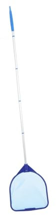 SUPVOX Pool Skimmer Net Five-Section Threaded Rod Swimming Pool Cleaner Versatile Leaf Scoop Net Sturdy Pond Cleaning Tool