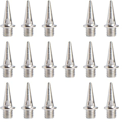 Colcolo 16x Leichtathletik Laufspikes Track Spikes 12mm Stahl praktische Ersatzspikes für Laufschuhe für Trekking Sprint