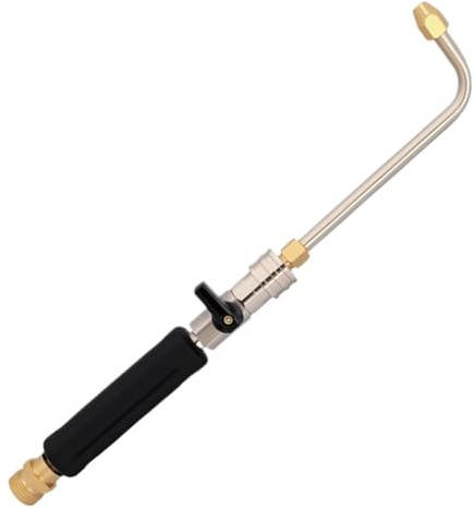 High Pressure Hose Nozzle - TurboWasher for Garden Hose, Power Nozzle for Garden Hose, Pressure Washer Hose Nozzle, Quick Connect Sprayer for Window Fence Gutters, Patio, Easy Cleaning