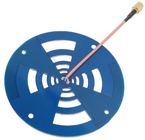 VBESTLIFE UWB -Antennen, Hohe Gewinn von 550 MHz Bis 7 GHz Log Periodic Omnidirectional Antenne mit Einer Niedrigen SWR von 4, Industrieller Grad