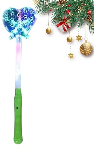 Generisch Leuchtender, Blinkender - Beleuchtungs-Party-Stab-Weihnachtsstäbe - Partydekorationen, Kostümzubehör für Mädchen, Erwachsene, Teenager, Kinder, Sorgen für Atmosphäre