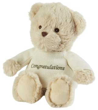Warmies® Vollständig beheizbares Plüschtier mit französischem Lavendel – Congratulations Teddy