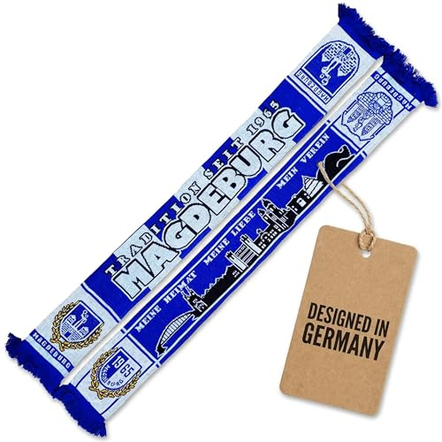 Generisch Magdeburg halsduk (stickad halsduk, skyine)