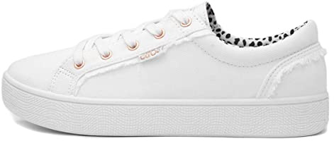 Skechers Women's Bobs B Extra Cute 2Cute4U Trainers, White Canvas, 4.5 UK