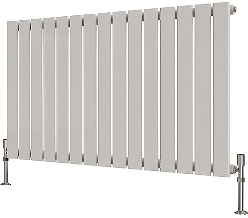 Radbliss Radiateur à écran plat horizontal 600x1020mm Blanc Simple Design RAD Chauffage central