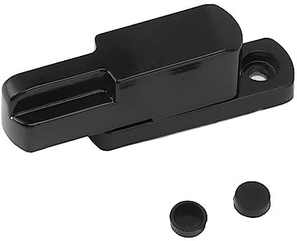 Serratura del Telaio della Finestra, Chiusura della Finestra Resistenza all'erosione Lega di Alluminio Applicazione Universale per l'ufficio (Nero)