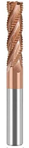 Fresa de desbaste CNC, carburo HRC55, 4 flautas, fresa de acero de tungsteno, 6mm, 8mm, 10mm, 12mm, herramientas de fresado CNC, brocas de enrutador (Size : 4x10x4x50)