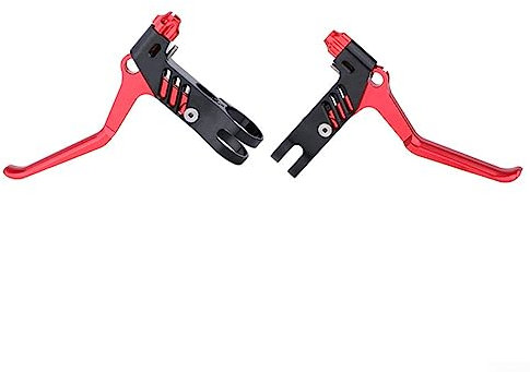SPORTARC für Litepro Fahrrad-Bremshebel aus Aluminiumlegierung, CNC-ultraleichter Fahrradbremshebel, zusammenklappbar, für BMX-V-Bremshebel (rot)
