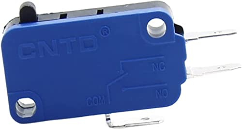 Mikroschalter Mikroschalter 10 STÜCKE Langlebig Mikro-Endschalterrolle Wasserdicht Momentan Langlebig 10 A 250 V Mikrostrom Hochtemperaturbeständig industrieller Schalter (Color : 10pcs Button Type)
