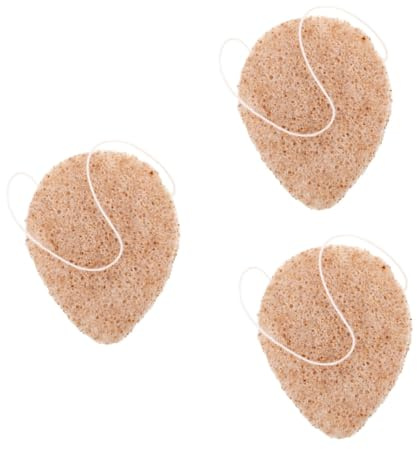 FOMIYES 3 Uds Esponja Limpiadora De Nuez Para Lavar La Cara Esponjas Faciales Para La Cara De Limpieza Facial s Para La Limpieza s Para El Rostro De Limpieza